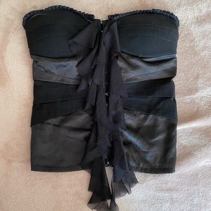 VINTAGE!! Black Corset